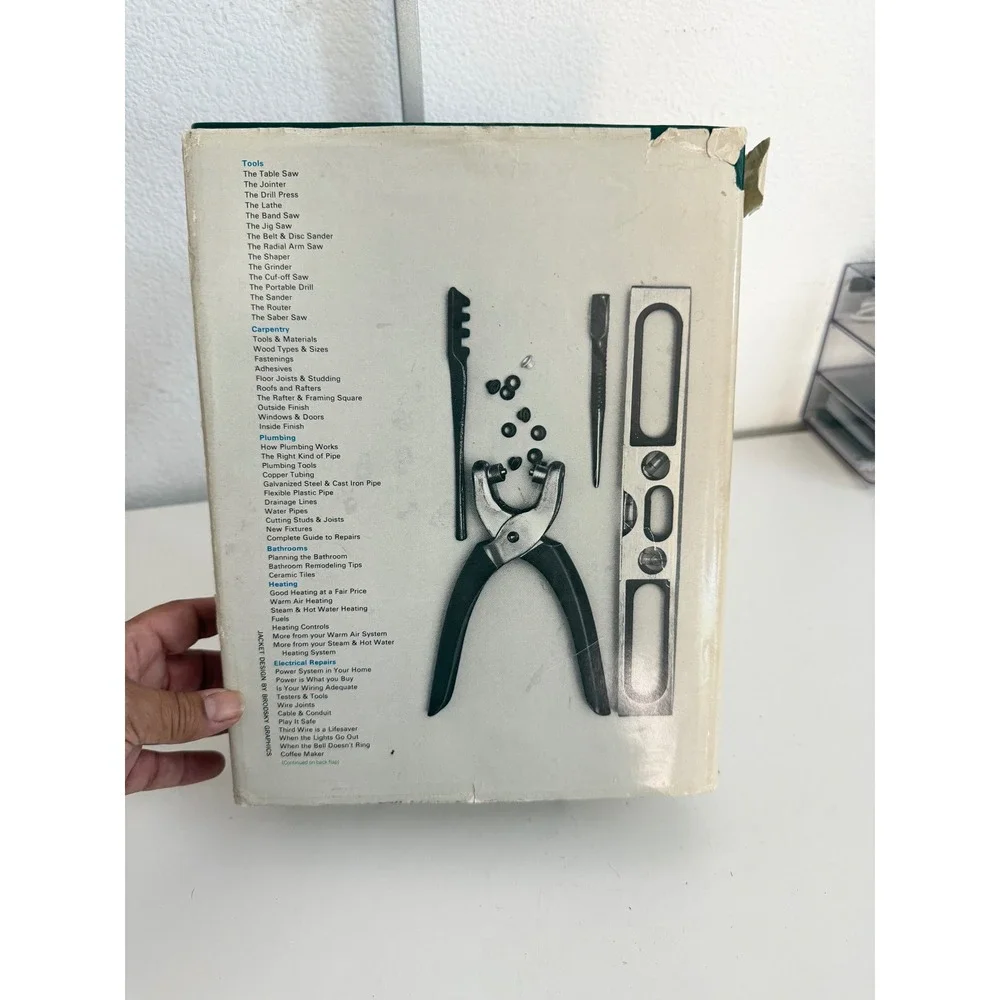 Manual of Home Repairs Remodeling & Maintenance Vintage DIY Guide Hardcover Book